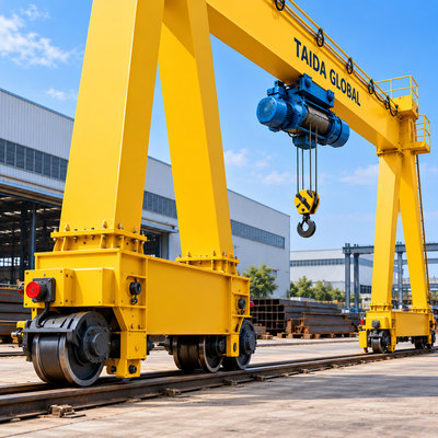 5 t × 12 m Gantry Crane Girder Tunggal