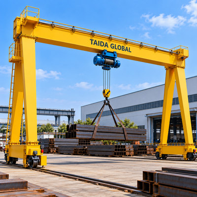 5 t × 12 m Gantry Crane Girder Tunggal