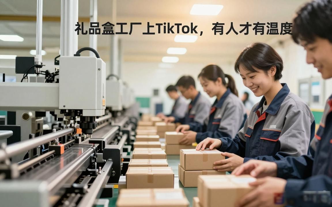 礼品盒工厂TikTok工厂展示视频选题
