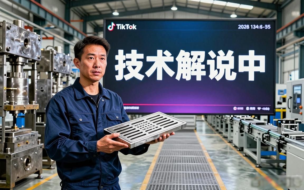 地漏工厂TikTok直播适合做外贸吗
