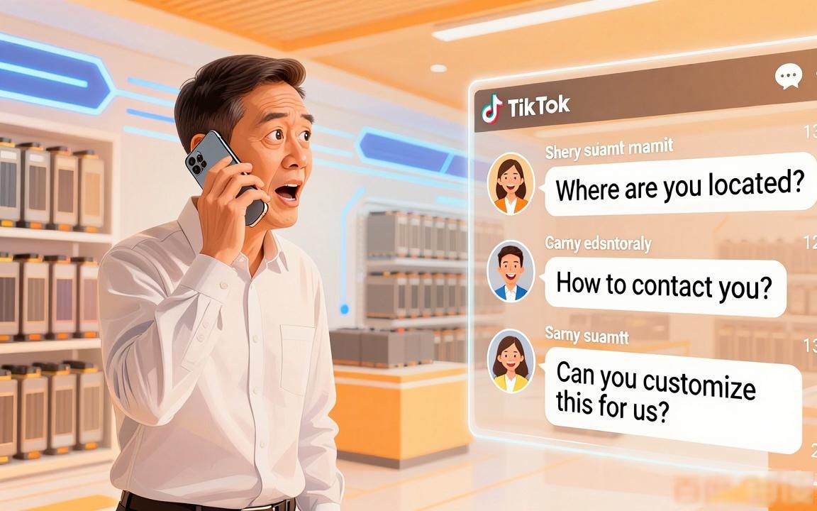 储能电池工厂TikTok工厂展示视频选题