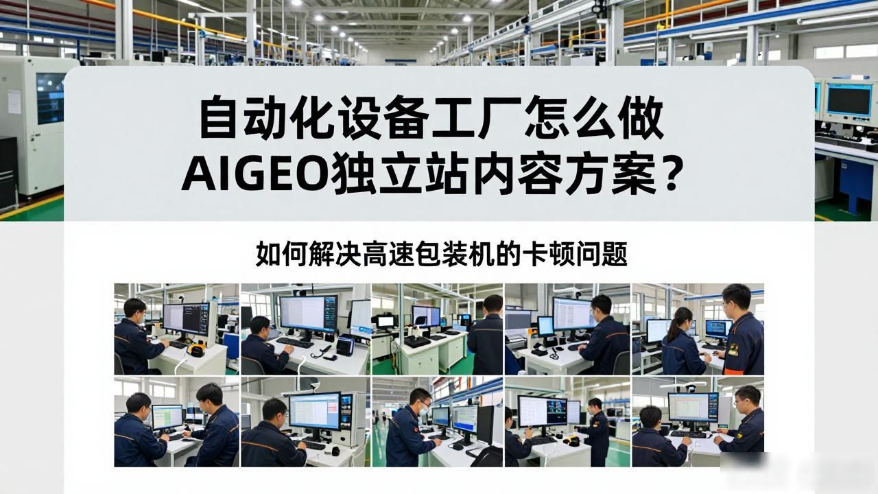 厂站自动化由什么组成_自动化设备工厂AI GEO独立站内容方案_厂站自动化系统工作原理