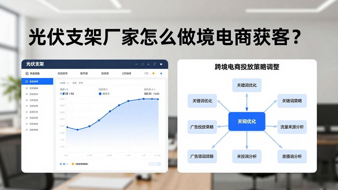 光伏支架厂家跨境电商获客_光伏支架销售渠道_光伏支架供应商