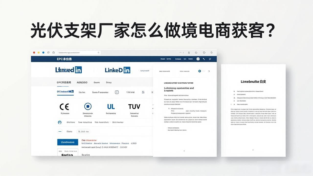 光伏支架供应商_光伏支架销售渠道_光伏支架厂家跨境电商获客