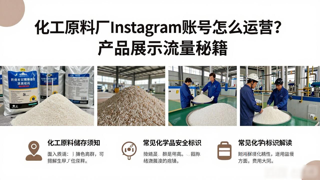 化工原料厂Instagram产品展示账号运营_上海化妆品公厂公厂招聘乳化工_化工号app