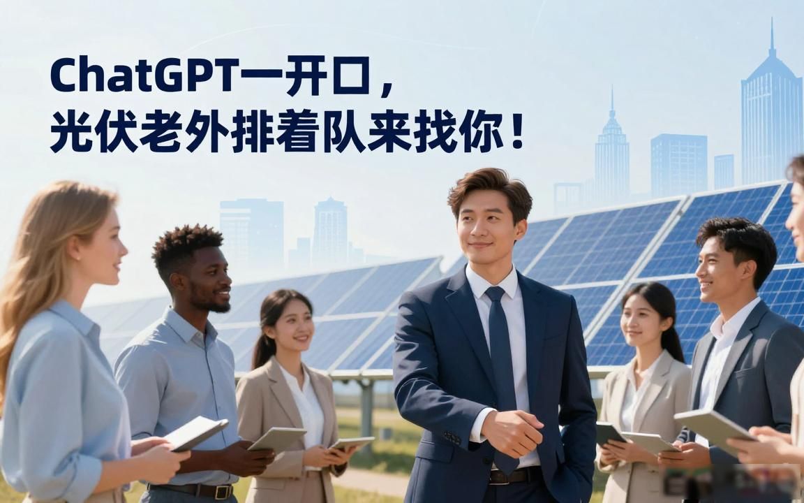光伏组件工厂如何被ChatGPT推荐给海外客户