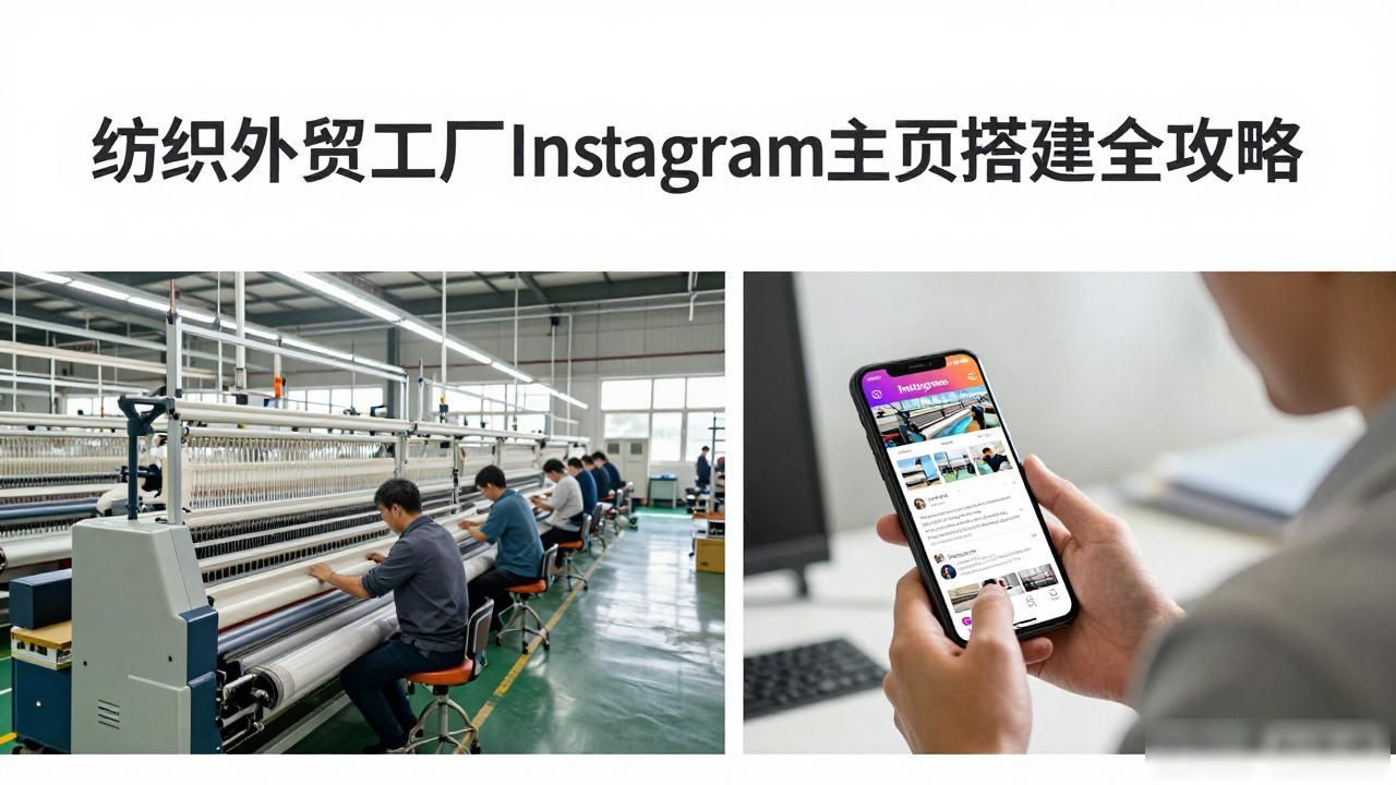 纺织外贸公司还有前景吗_纺织外贸平台_纺织行业外贸工厂Instagram主页怎么搭建