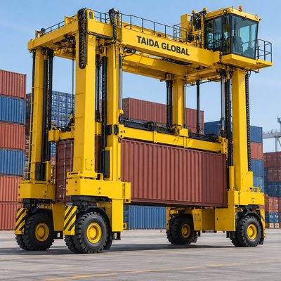 40 t Hybrid Straddle Carrier Kontainer
