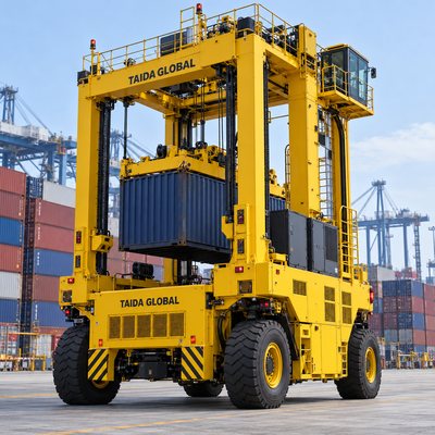 40 t Hybrid Straddle Carrier Kontainer
