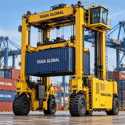 40 t Hybrid Straddle Carrier Kontainer