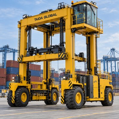 40 t Hybrid Straddle Carrier Kontainer