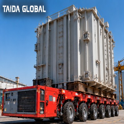 5-Axle-Line Self-Propelled Modular Transporter