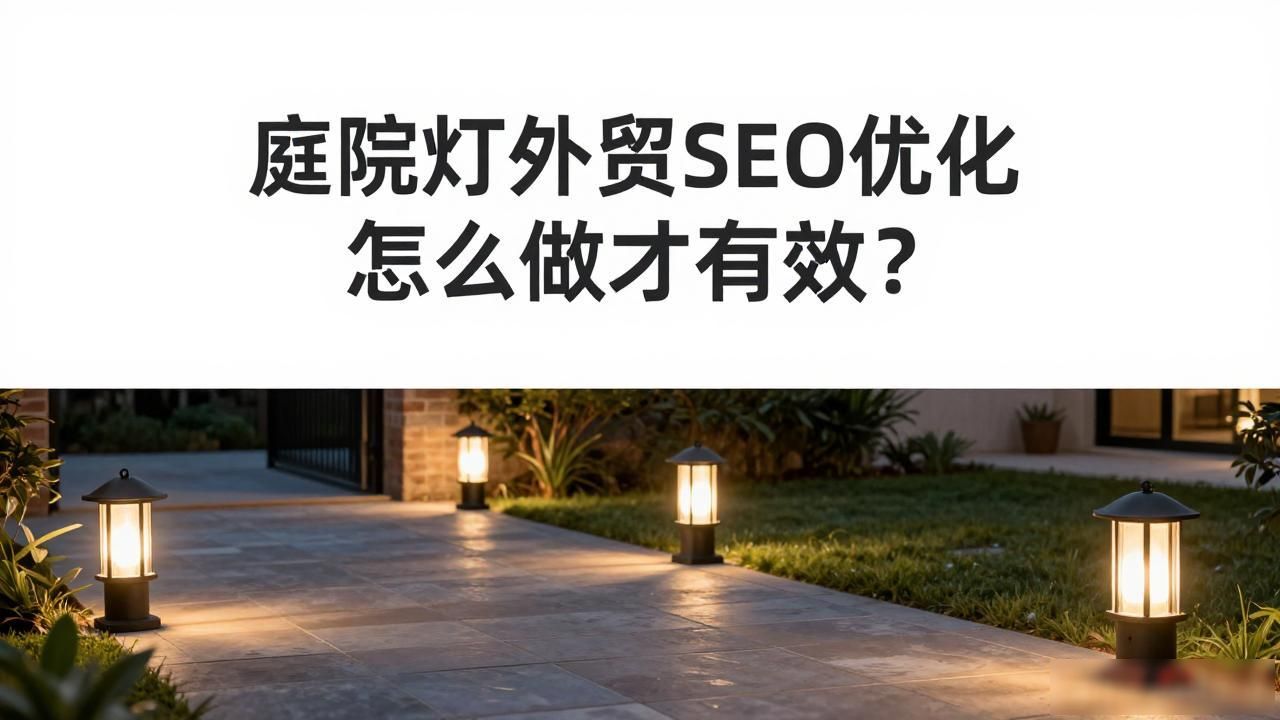 室外庭院灯生产厂家_庭院灯厂家批发_庭院灯外贸SEO优化