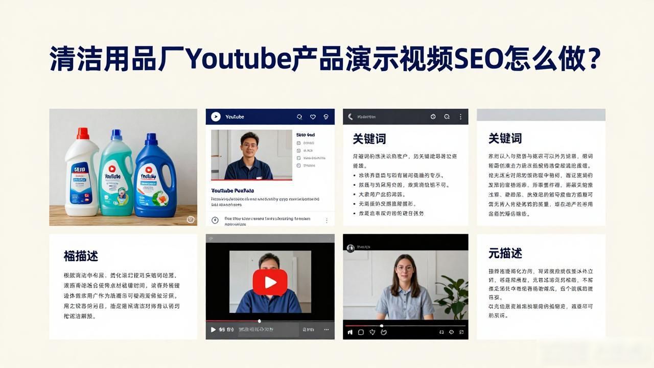 清洁用品厂YouTube产品演示视频SEO_清洁厂家_清洁用品厂家直销货源
