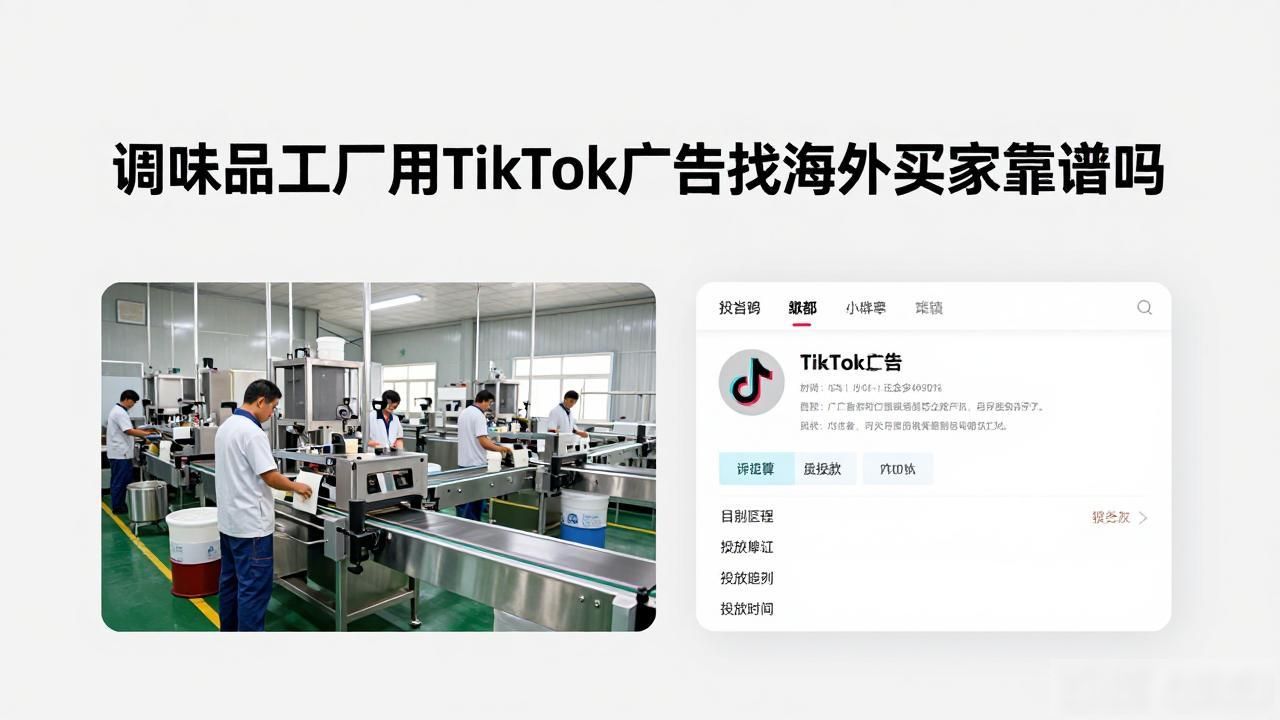 调味品工厂TikTok广告投放获取海外买家_调味品工厂TikTok广告投放获取海外买家_调味品工厂TikTok广告投放获取海外买家