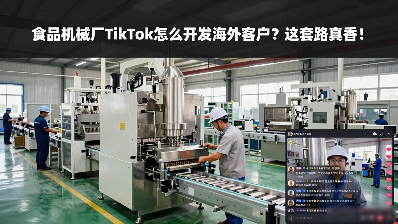 国外食品机械_国外食品机械的发展情况_食品机械厂TikTok怎么开发海外客户