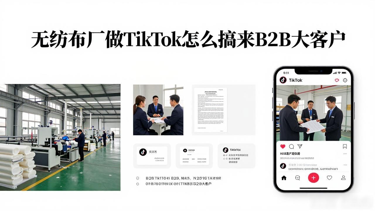 无纺布厂TikTok短视频怎么获取B2B询盘_无纺布厂TikTok短视频怎么获取B2B询盘_无纺布厂TikTok短视频怎么获取B2B询盘