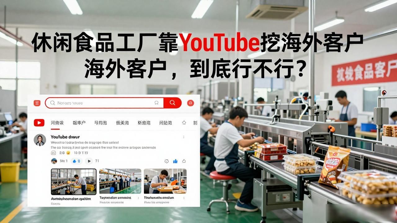 休闲食品工厂YouTube怎么开发海外客户_国外休闲食品行业研究现状_海外食品公司