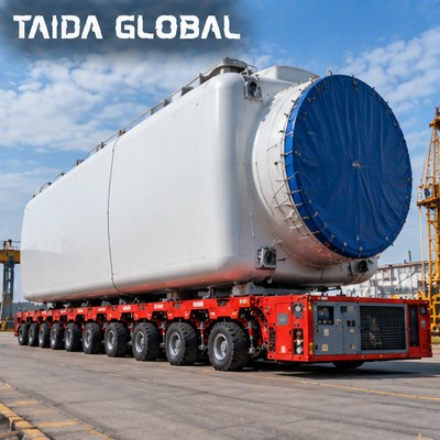 5-Axle-Line Self-Propelled Modular Transporter