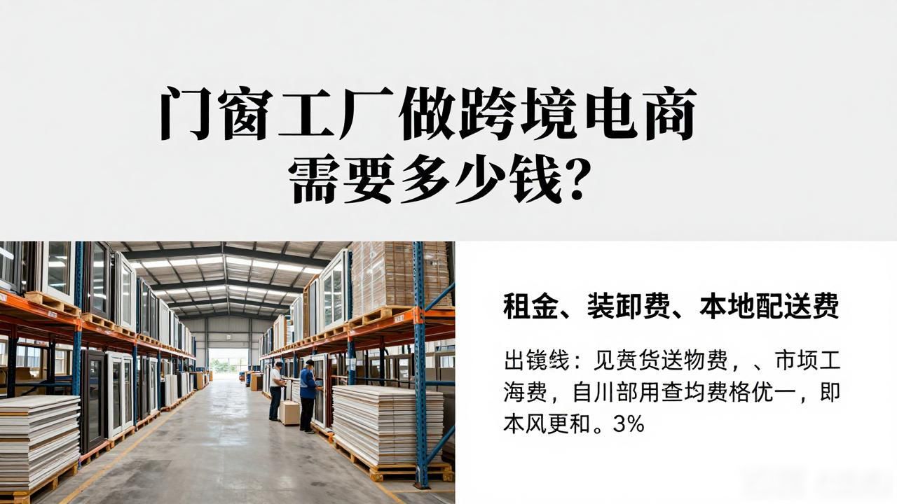 门窗工厂做跨境电商需要多少钱_跨境电商开店要钱吗_做跨境电商需要进出口权吗
