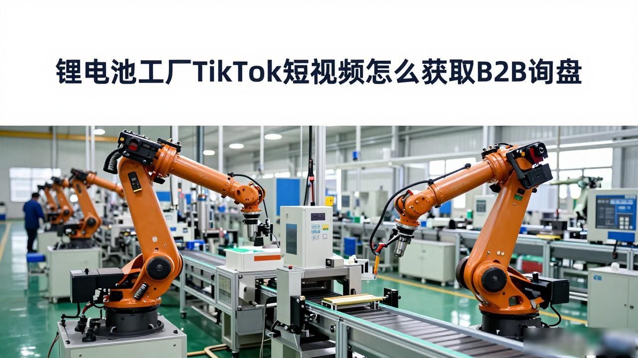 锂电池工厂TikTok短视频怎么获取B2B询盘_锂电池工厂TikTok短视频怎么获取B2B询盘_锂电池工厂TikTok短视频怎么获取B2B询盘