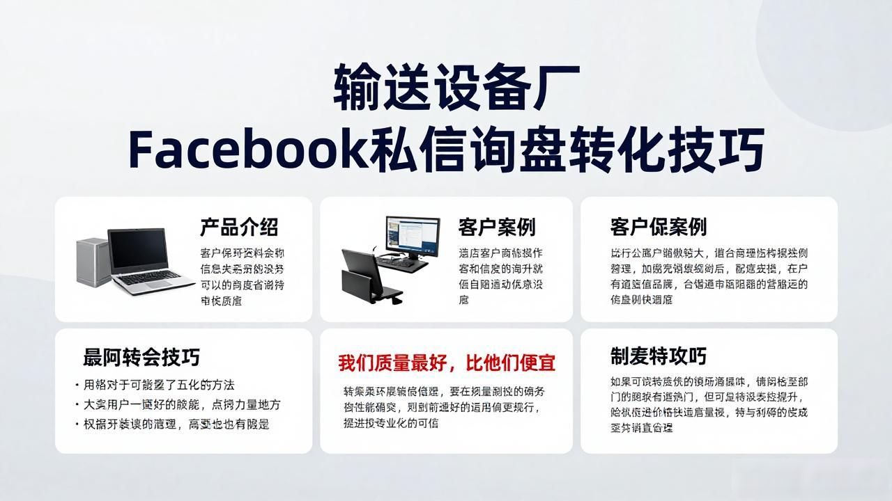 输送设备厂Facebook私信询盘转化技巧_输送设备厂Facebook私信询盘转化技巧_输送设备厂Facebook私信询盘转化技巧