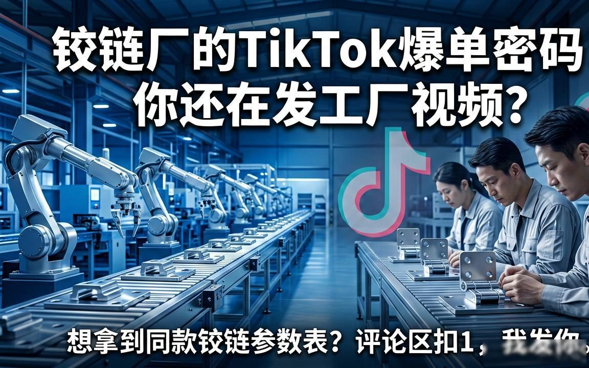 铰链工厂TikTok内容矩阵怎么做外贸
