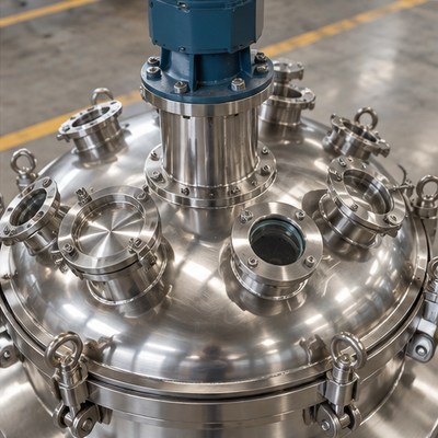 1 m³ SS316L Jacketed Batch Reactor