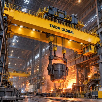 125/30 t × 25 m Crane Ladle untuk Pengecoran