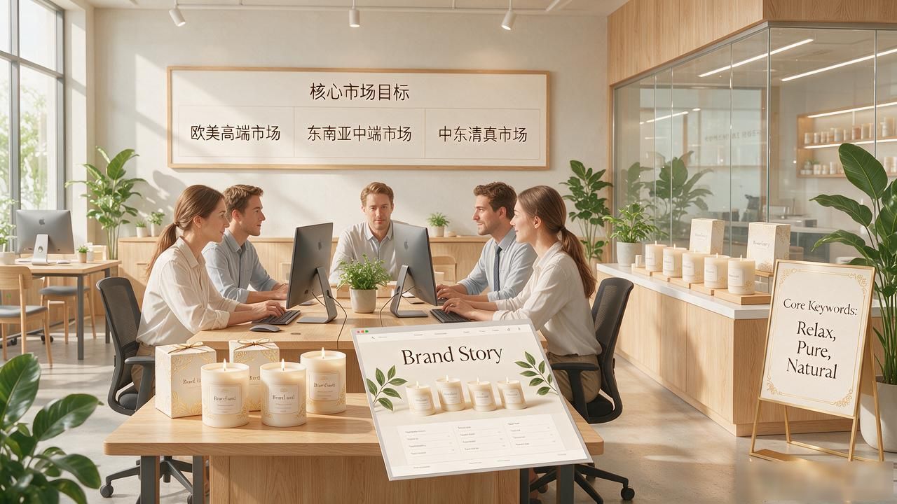 香薰蜡烛外贸工厂AI搜索关键词布局_香薰蜡烛厂家直供_香氛蜡烛工厂