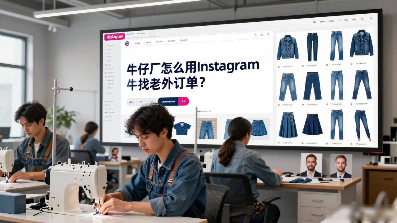 海外牛仔裤品牌_牛仔服装厂Instagram怎么开发海外客户_牛仔裤外贸平台