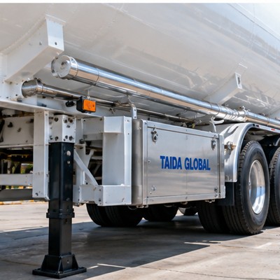 25 m³ LIN Tank Semi-Trailer with Rear Discharge