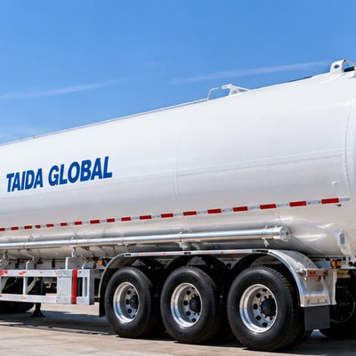 25 m³ LIN Tank Semi-Trailer with Rear Discharge