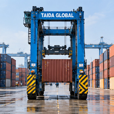 40 t Battery-Electric Container Straddle Carrier