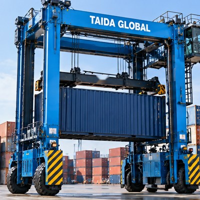 40 t Battery-Electric Container Straddle Carrier