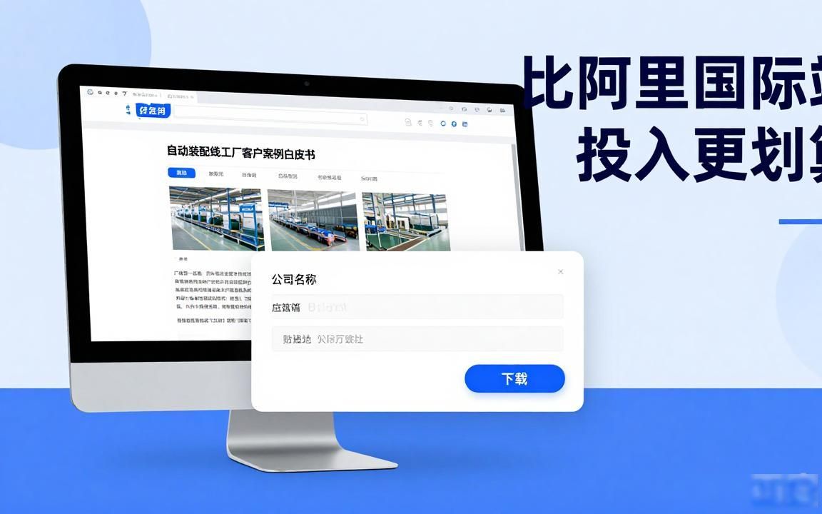 自动装配线工厂外贸独立站获客