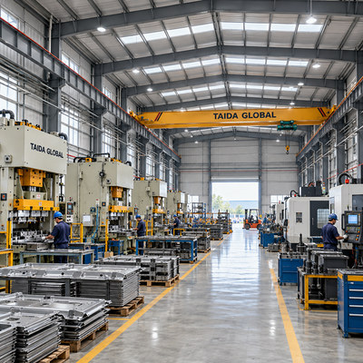 单跨轻型门式刚架加工厂房｜轻工业冲压与机械加工生产车间｜工程询价/制造检验｜TAIDA GLOBAL钢结构采购