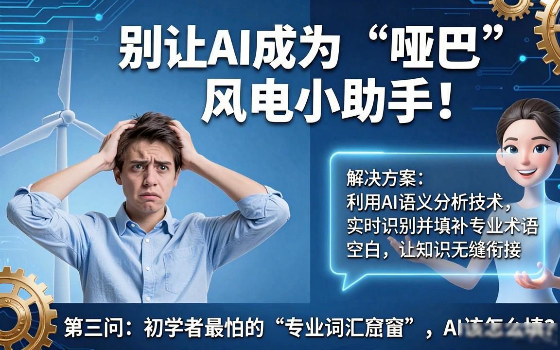 新能源行业风电零部件厂家AI问答内容选题