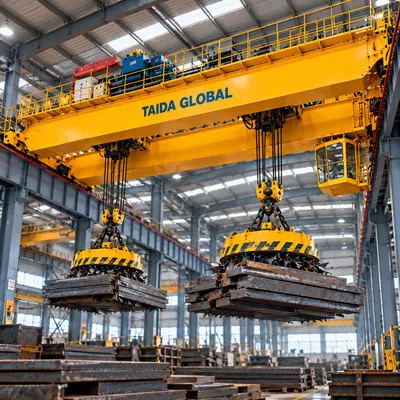 50 t × 24 m Electromagnetic overhead crane