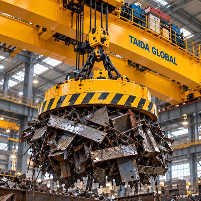 50 t × 24 m Electromagnetic overhead crane