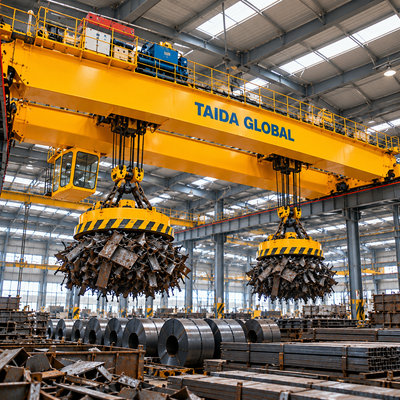 50 t × 24 m Electromagnetic overhead crane