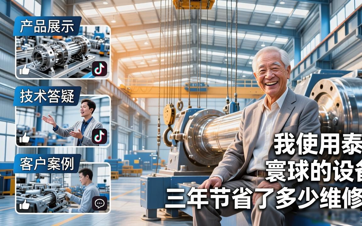 起重设备工厂TikTok直播适合做外贸吗