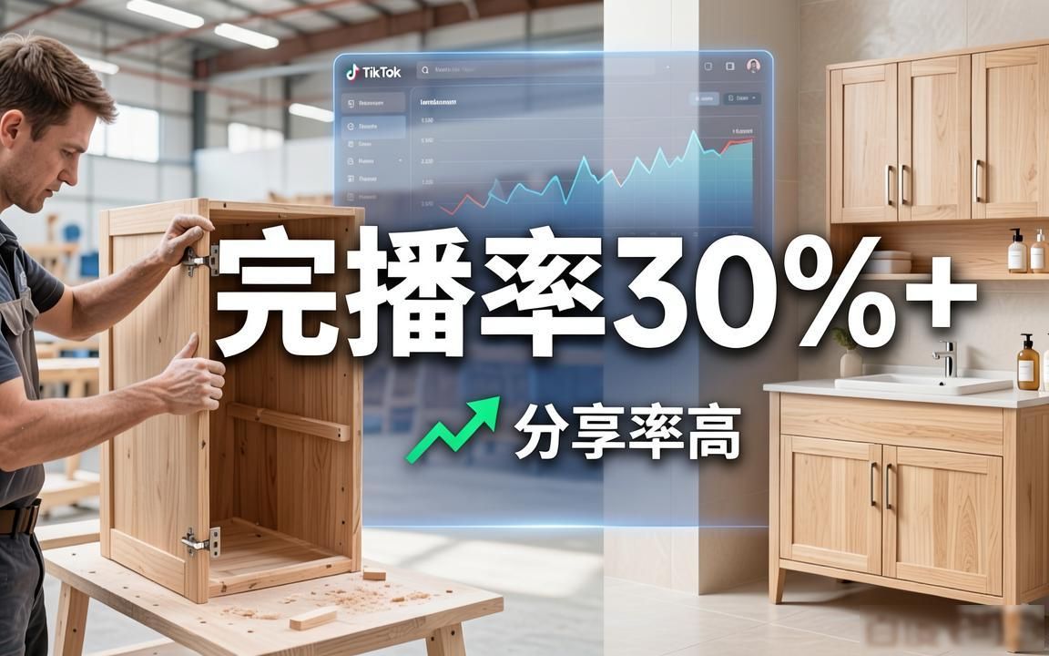 浴室柜工厂工厂TikTok海外账号怎么运营