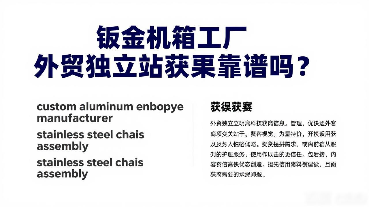上海钣金机箱加工_钣金机箱设计_钣金机箱工厂外贸独立站获客