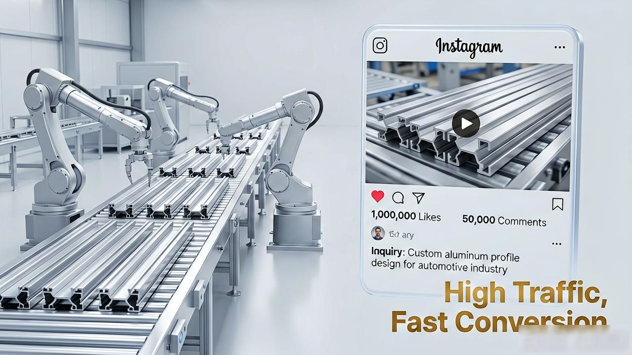铝型材工厂Instagram怎么开发海外客户_国外铝材厂招聘信息_铝型材出口市场怎么样