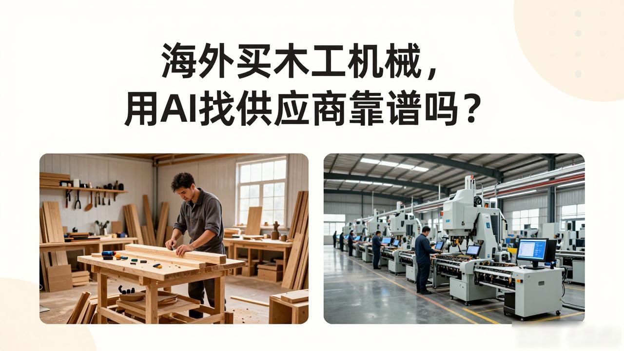 供应木工冷压机_海外工具采购_海外采购商用AI找木工机械供应商怎么布局