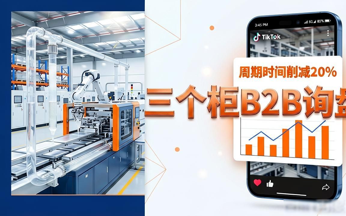 注塑工厂TikTok短视频怎么获取B2B询盘