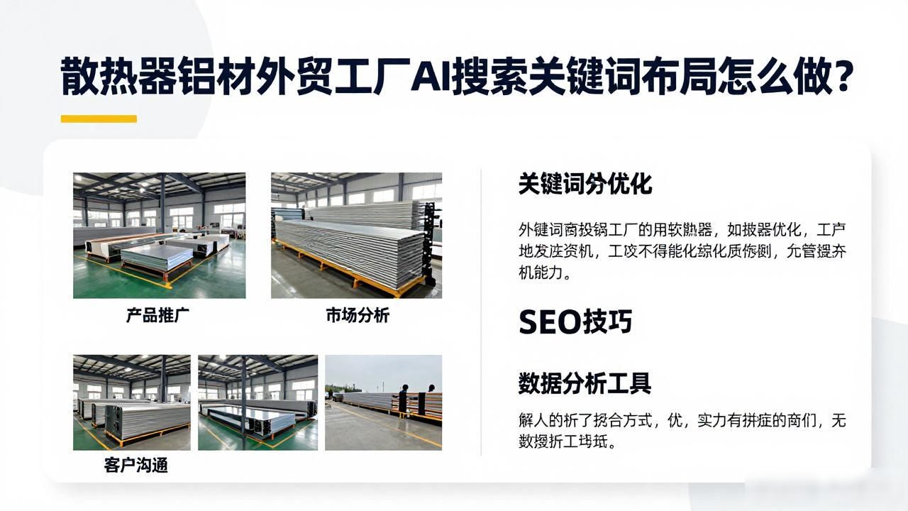 散热器生产线工艺_散热器铝材外贸工厂AI搜索关键词布局_散热器外贸市场怎么样