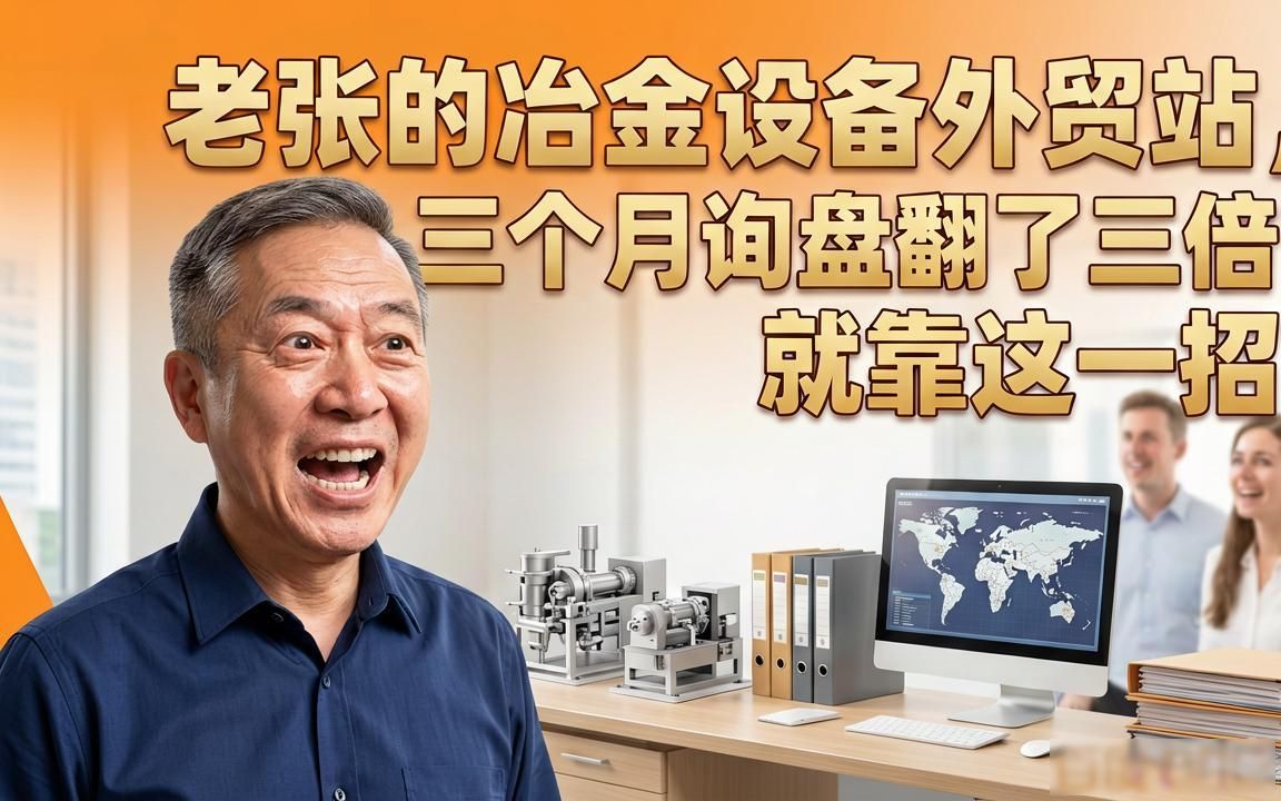 冶金设备外贸独立站建设
