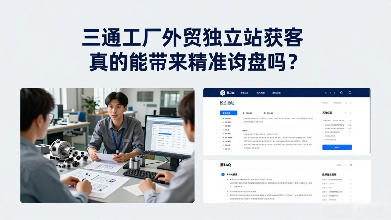 互联网获客成本_优集品获客成本_三通工厂外贸独立站获客